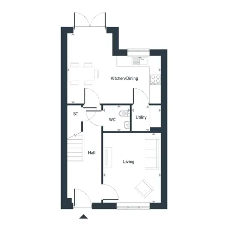 05687 02 Webp Floor Plan Seaton Meadows The Sage GF