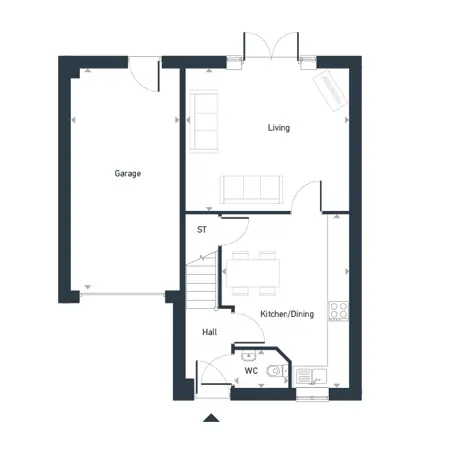 05687 02 Webp Floor Plan Seaton Meadows The Jade GF