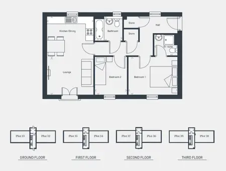 Kurne Block E Floorplan