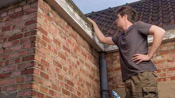 Man Checking Roof