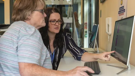 Places For People Colleague Helps Customers Access Training